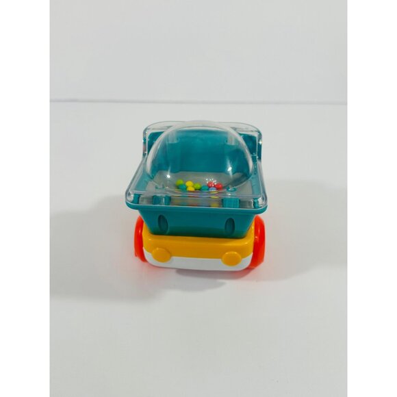 Fisher-Price Baby Dump Truck Toy With Rattle Dome & Rolling Wheels Ages 6 Months - Picture 5 of 8